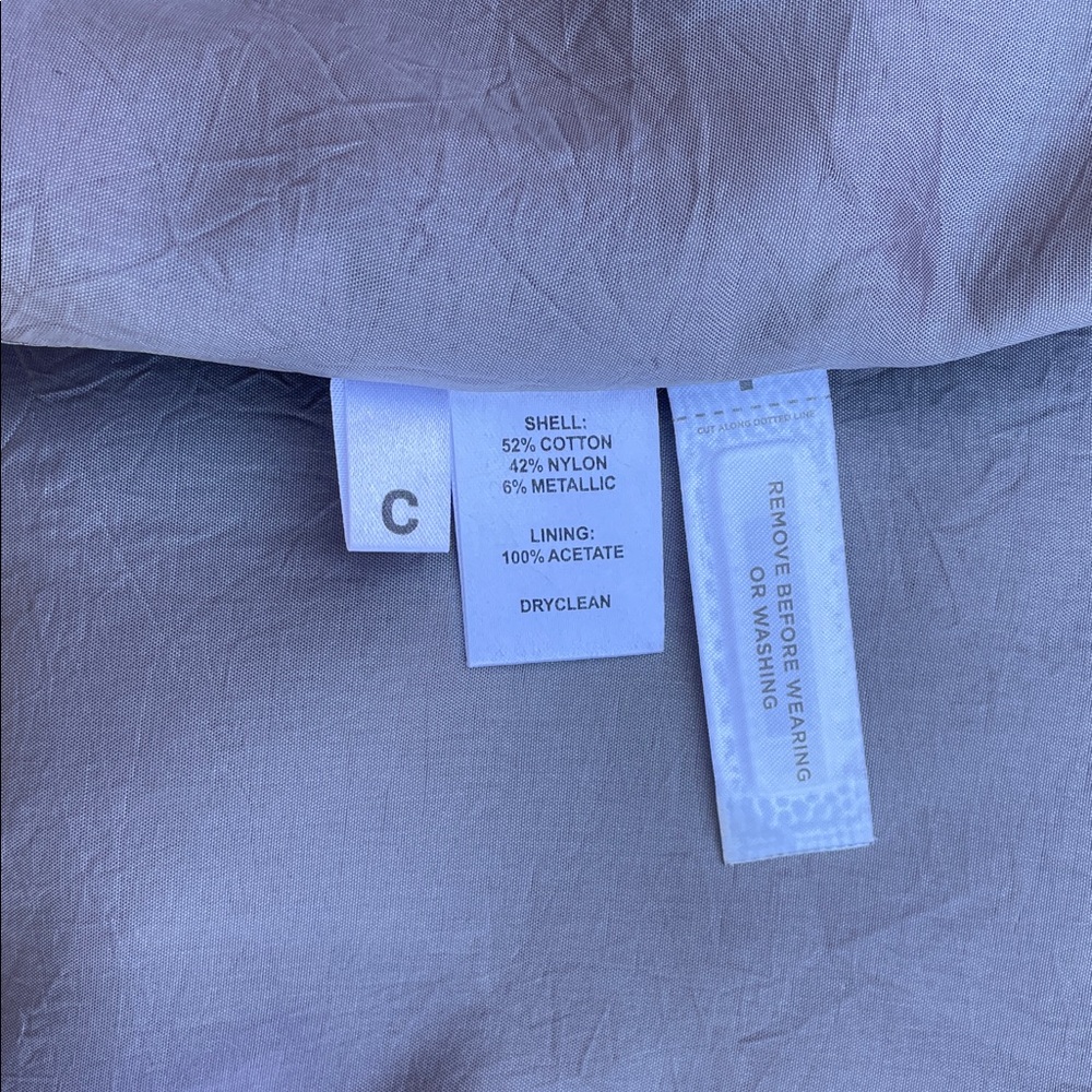 Ann Taylor LOFT‎ Trench Coat size 4, slate grey, cinched waist tie - Picture 9 of 14